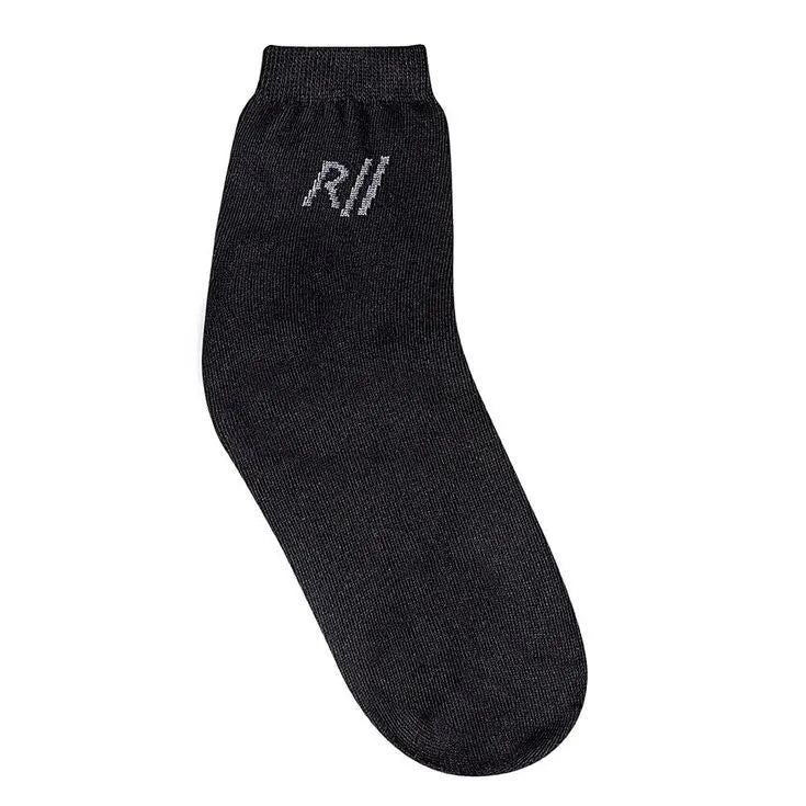 Kit Meia Social Preta 3 Pares